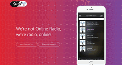 Desktop Screenshot of cyberfmradio.com